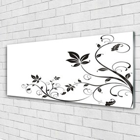 Obraz plexi Abstrakcie rastliny listy 125x50 cm