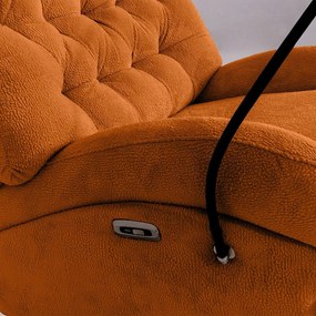 Polohovateľné kreslo Dremie (červená). Akcia -18%. Vlastná spoľahlivá doprava až k Vám domov. 1145376