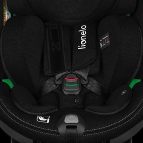 Lionelo - Autosedačka so základňou otočná HARMONY i-Size 40-150 cm čierna