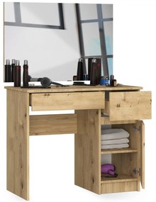 Toaletný stolík P-2/SL 900x600 pravá - dub artisan