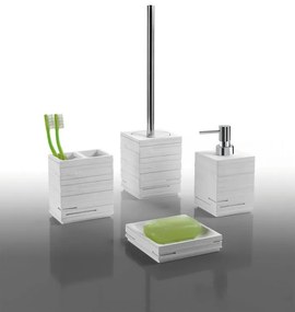 Gedy Gedy, QUADROTTO WC kefa na postavenie, biela, QU3302