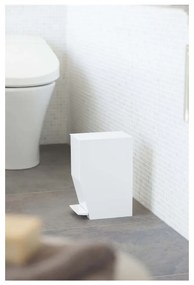 Biely pedálový plastový odpadkový kôš 3,9 l Tower – YAMAZAKI