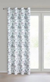 ZATEMŇOVACÍ ZÁVES NA KRÚŽKOCH BEVERLY 140X250 CM KVETY