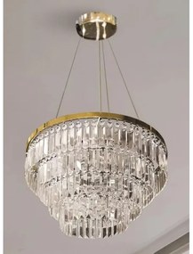 Azzardo AZ4906 - Krištáľový luster na lanku SALERNO 12xG9/40W/230V