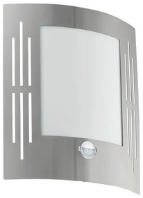 EGLO 88144 - Senzorové vonkajšie nástenné svietidlo CITY 1xE27/15W/230V IP44