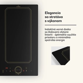 Klarstein Victoria Domino, vstavaná indukčná varná doska, 3500 W, Flexzone, časovač