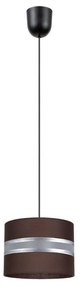 Luster na lanku CORAL 1xE27/60W/230V pr. 20 cm hnedá