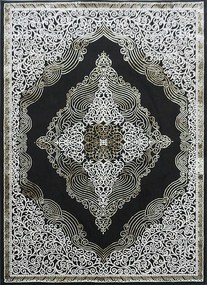 Berfin Dywany Kusový koberec Elite 3935 Black Gold - 200x290 cm
