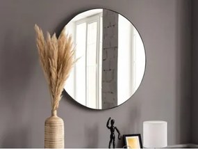 Nástenné zrkadlo Esra 50 cm, černé%