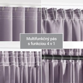 Zatemňovací záves blackout RESTILO ružový 140 x 245 cm 1 ks