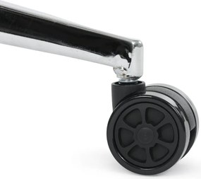 Kancelárska ergonomická stolička PORTE II — sieťovina, čierna