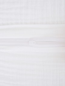 Predĺžené mušelínové obliečky – Alexia biele