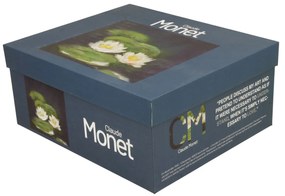 Porcelánová šálka s podšálkou Monet Nenufars 270 ml sada 2ks