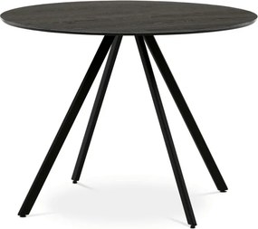 Jedálenský stôl HT-R5010 sivý dub / čierny