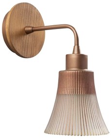 Nástenné svietidlo v medenej farbe ø 13 cm Foca – Opviq lights