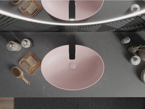 Mexen Cornelia, umývadlo na dosku 50 x 36 cm, ružová matná, 21885044