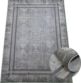 BE Koberec Allianz 6303 GREY – sivý obdĺžnikový Rozmer: 80x150 cm