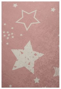 Detský koberec Pink Stars, 100 × 160 cm