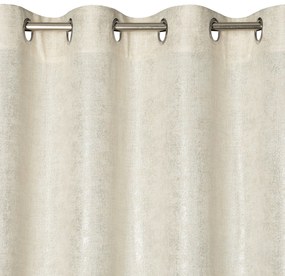 ZÁVES NA KRÚŽKOCH BLANKA 140X250 CM PRÍRODNÁ