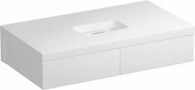 Ravak Formy kúpeľňová skrinka pod umývadlo 100x55 cm biela x000001030 SD1000FORMYBI