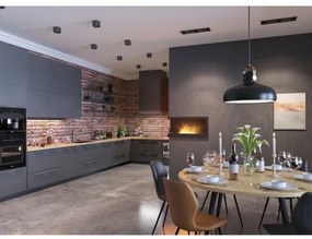 InFire - Rohový BIO krb 45x90 cm 3kW čierna