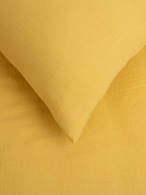 Mušelínová obliečka na vankúš 50 × 70 cm – Alexia horčicové