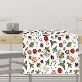 Vianočný obrus Zvonček Veľkosť: 40x80 cm