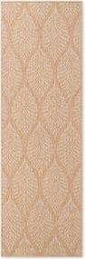 NORTHRUGS, Koberec behúň Duet Liora 106247 Beige/White - na von aj na doma, 80x250, béžová, chodba / predsieň