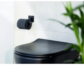 WENKO 71447800 - Držiak toaletného papiera VACUUM-LOC QUADRO ED 14x11 cm čierny