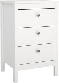 Nočný stolík Realty 44 cm biely