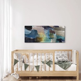 Obraz - Akvarelová abstrakcia (120x50 cm)