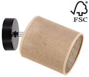 Spot-Light 56792104 - Nástenné bodové svietidlo JUTE 1xE27/25W/230V SP0983