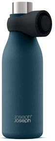 Tmavomodrá cestovná antikoro fľaša 500 ml Loop – Joseph Joseph