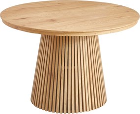 Jedálenský stôl, rozkladací, dub, 120-200x75 cm, ZEKEN TYP 1