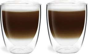 Dvojstenné/na latte sklenené hrnčeky v súprave 2 ks 320 ml Amo – Vialli Design