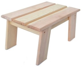 Stolička z borovicového dreva v prírodnej farbe – Rojaplast