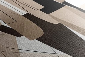 Obraz abstraktné tvary elegantný pár