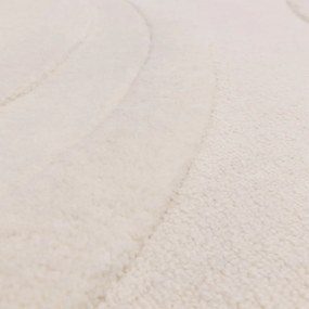 Biely vlnený koberec 200x290 cm Olsen – Asiatic Carpets