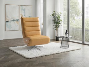 XXXLutz RELAXAČNÉ KRESLO, koža, kari žltá Sit & More - Online Only obývacie izby - 000144038015