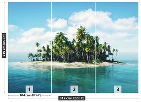 Fototapeta Vliesová Ocean island 208x146 cm