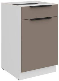 Kuchynská skrinka Aria-Ta/Wh Anti Fingerprint 50d 1f 1s Bb