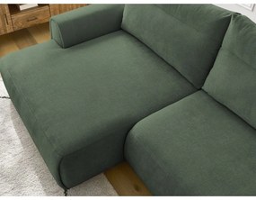 Tmavozelená rohová pohovka Aden – Bobochic Paris