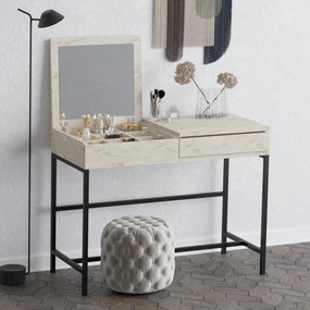 Kozmetický stol Linda Travertine
