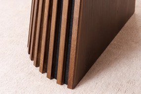 Rozťahovací jedálenský stôl Wadeline 120-160-200 cm tmavý dub