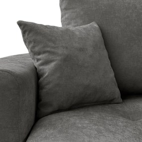 ROHOVÁ SEDAČKA TRAVIS WIND 21 ŠEDO HNEDÁ 277 x 143