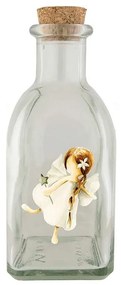 Bohemia Gifts Sklenená fľaštička Anjel, 250 ml