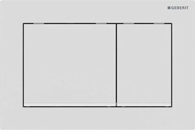 Geberit 115.080.01.1 - Splachovacie tlačidlo Omega30 21,2x14,2 cm biele
