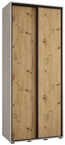 Skriňa 45 Canaris 1 120 biela/artisan/čierna