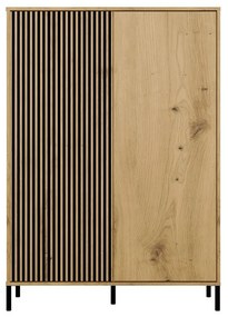 Vitrína KAMARO 2DD 103,5 cm dub artisan