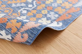 Obojstranný koberec Echo Aztec Navy